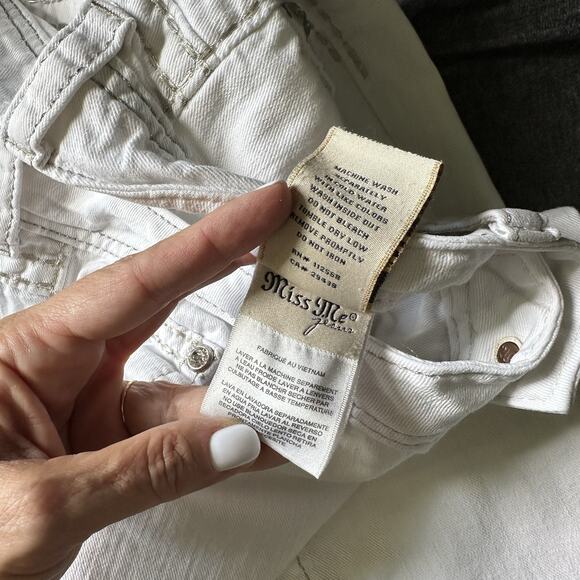 Miss Me Low Rise Y2k Skinny Size 32 Pockets Denim Jeans Size 32 30 - Picture 11 of 16